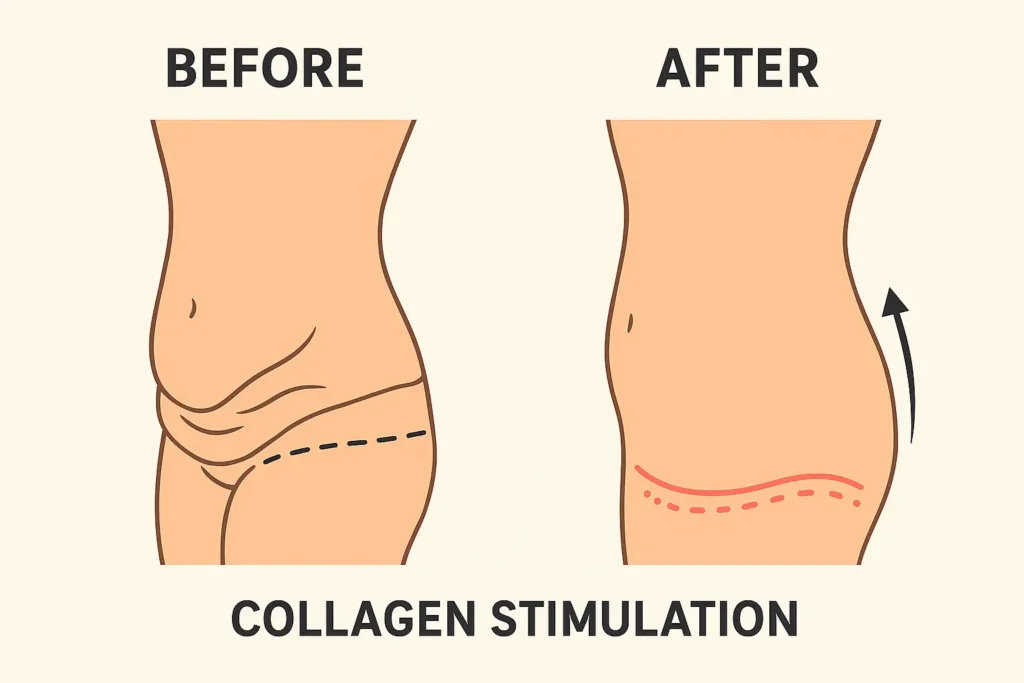 Before and after results for sagging skin after weight loss injections Wentworth