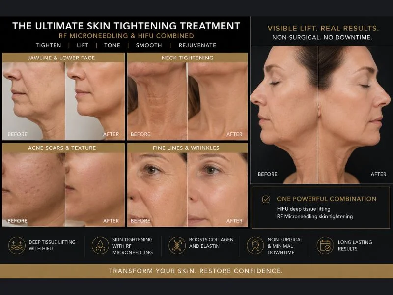 Results of combined treatment for the ultimate skin tightening treatment Wentworth