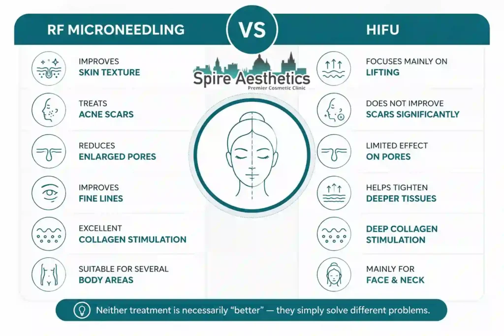 RF Microneedling vs HIFU: Which Treatment Gives Better Results Wentworth?